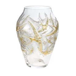 New Vase hirondelles grand modèle lalique Vases|Vases Cristal Couleur