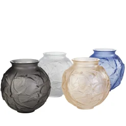 Sale Vase hirondelles moyen modèle lalique Vases|Vases Cristal Clair