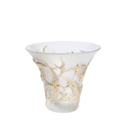 Clearance Vase hirondelles évasé lalique Vases|Vases Cristal Clair