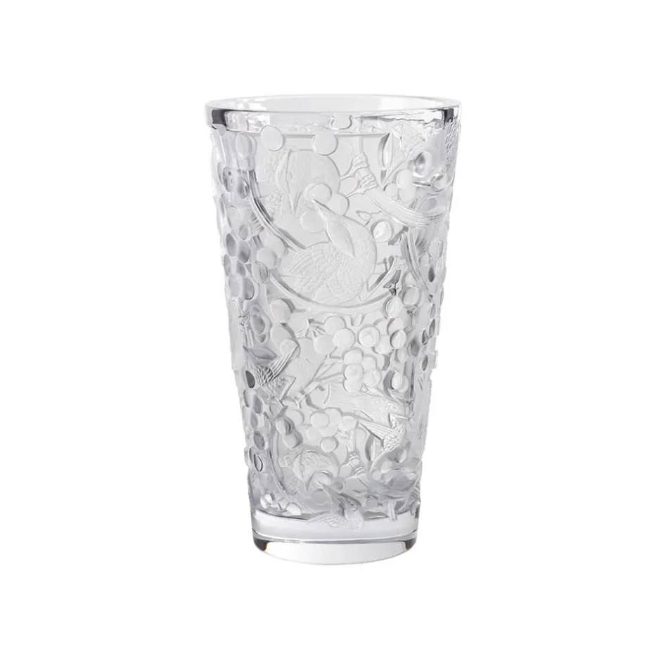 Hot Vase merles et raisins gm lalique Vases|Vases Cristal Couleur