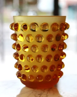 Clearance Vase mossi ambre lalique Vases|Vases Cristal Couleur