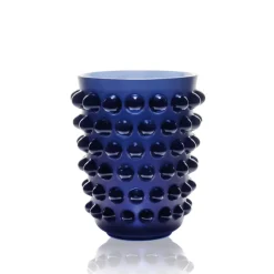 Sale Vase mossi bleu midnight Lalique Vases|Vases Cristal Clair