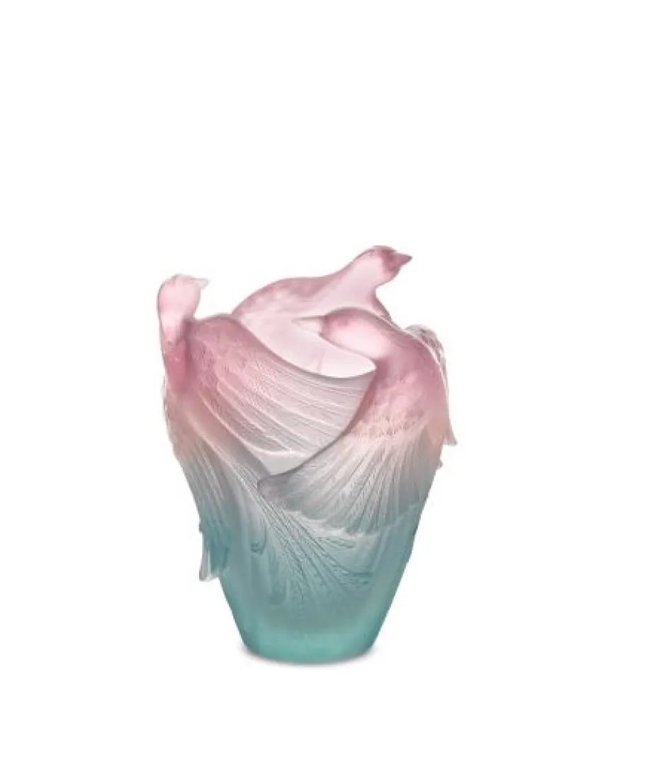 Outlet Vase oiseaux paradis daum Vases|Vases Cristal Couleur