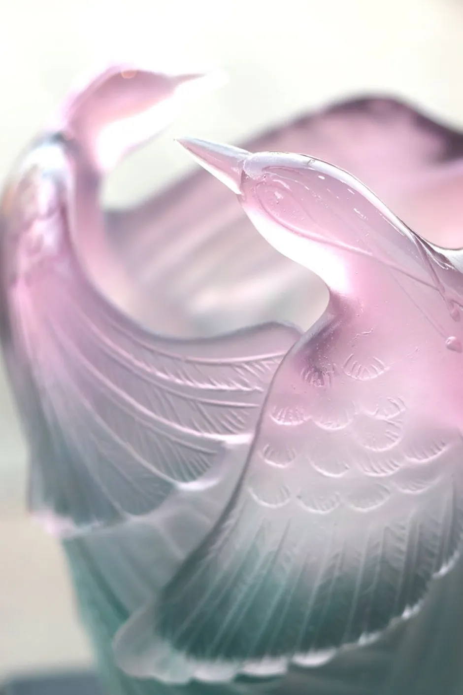 Outlet Vase oiseaux paradis daum Vases|Vases Cristal Couleur