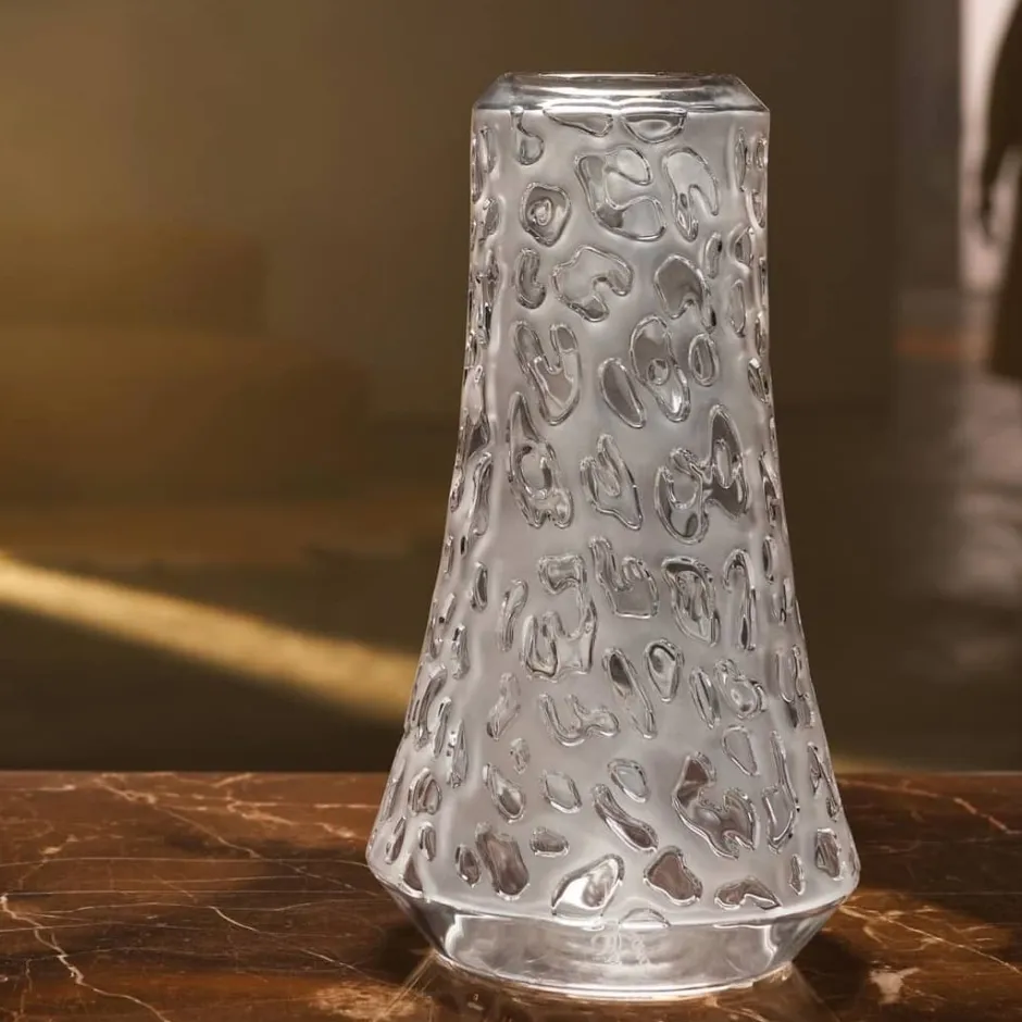 New Vase panthère Lalique Vases|Vases Cristal Clair
