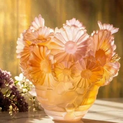 New Vase petit modèle Or d’Abeille Daum Vases|Vases