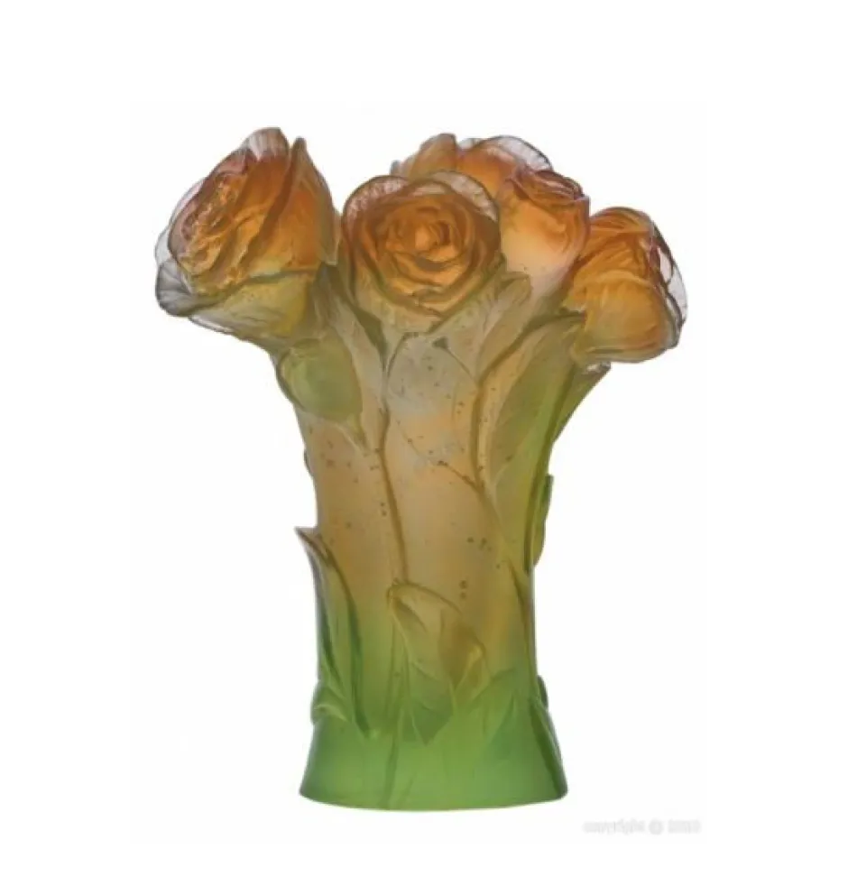 New Vase pivoine daum Vases|Vases Cristal Couleur