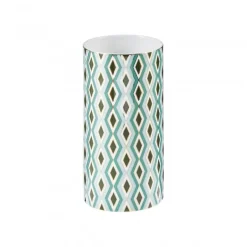 Clearance Vase porcelaine 20 cm Mosaic Babylone Vert Raynaud Vase|Vase Céramique