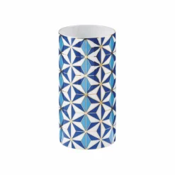 Best Vase porcelaine 20 cm Mosaic Medina bleu Raynaud Vase|Vase Céramique
