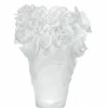 Outlet Vase roses passion blanc daum Vases|Vases Cristal Clair