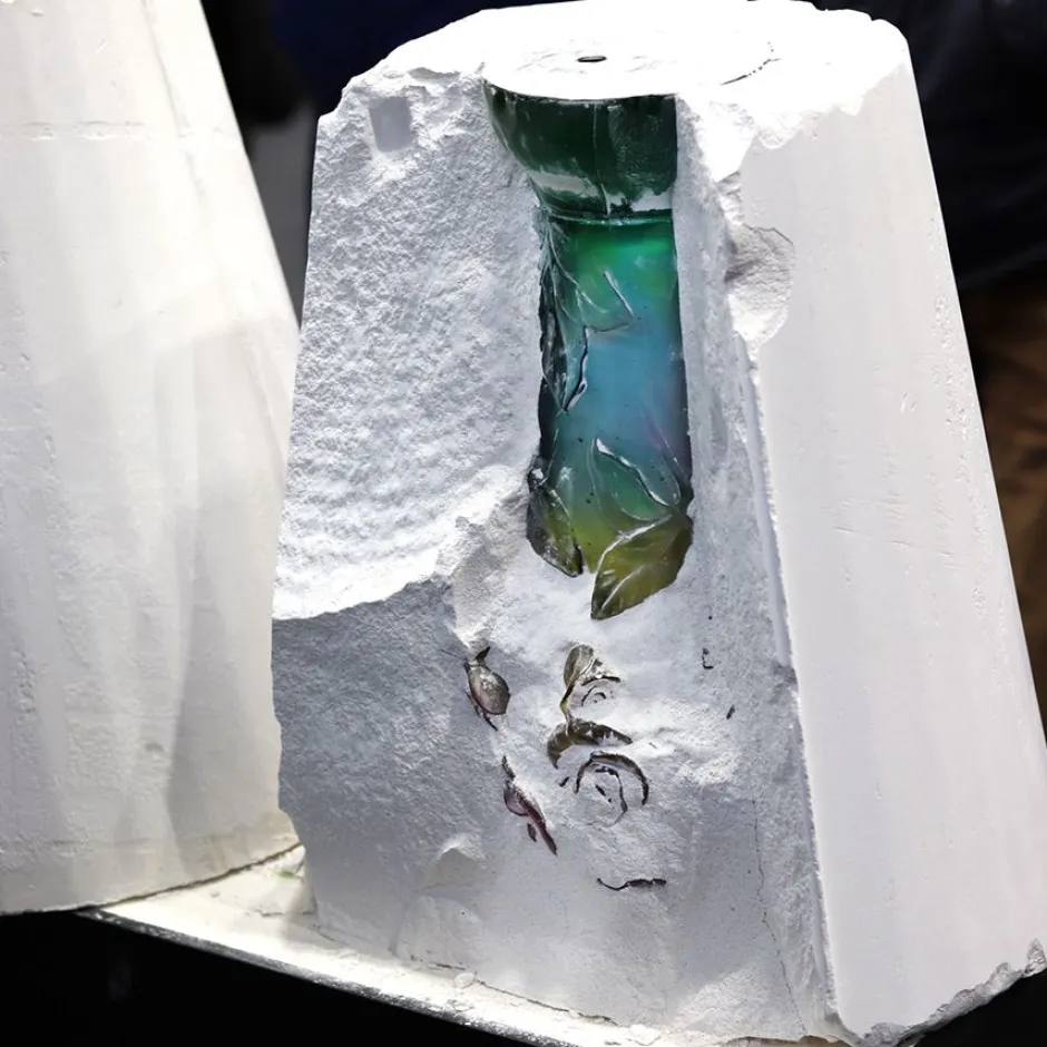 New Vase roses passion rouge violet daum Vases|Vases Cristal Couleur