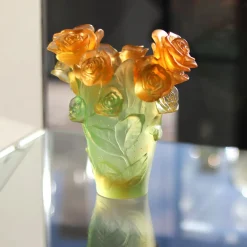 Online Vase roses passion vert orange daum Vases|Vases