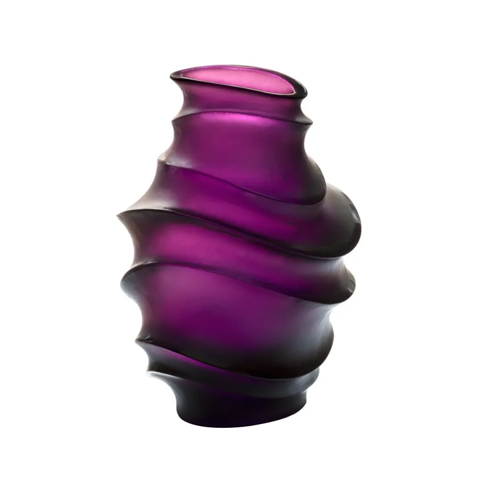 Hot Vase sand mm violet daum par christian ghion Vases|Editions D’Art