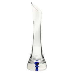 Outlet Vase soliflore cristal bulle bleu nuit Vases|Vases Cristal Clair