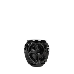 Sale Vase tourbillon noir pm lalique Vases|Vases Cristal Couleur