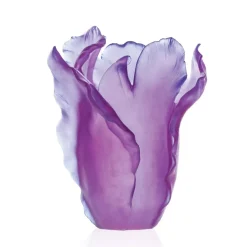 Best Vase tulipe ultraviolet daum Vases|Vases Cristal Couleur