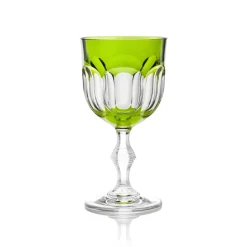 Discount Verre vin cristal vert nicole Art De La Table|Verre À Eau