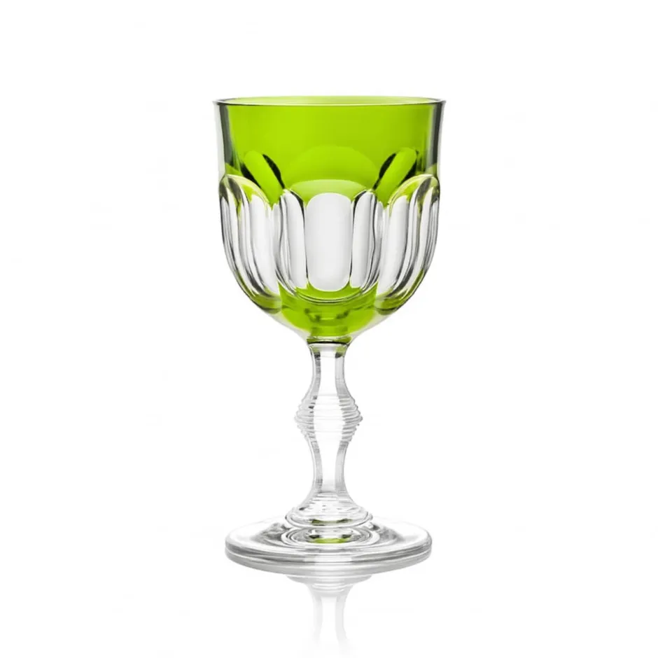 Discount Verre vin cristal vert nicole Art De La Table|Verre À Eau
