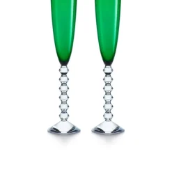 Discount Véga flutissimo vert x2 baccarat Art De La Table|Verre À Pied
