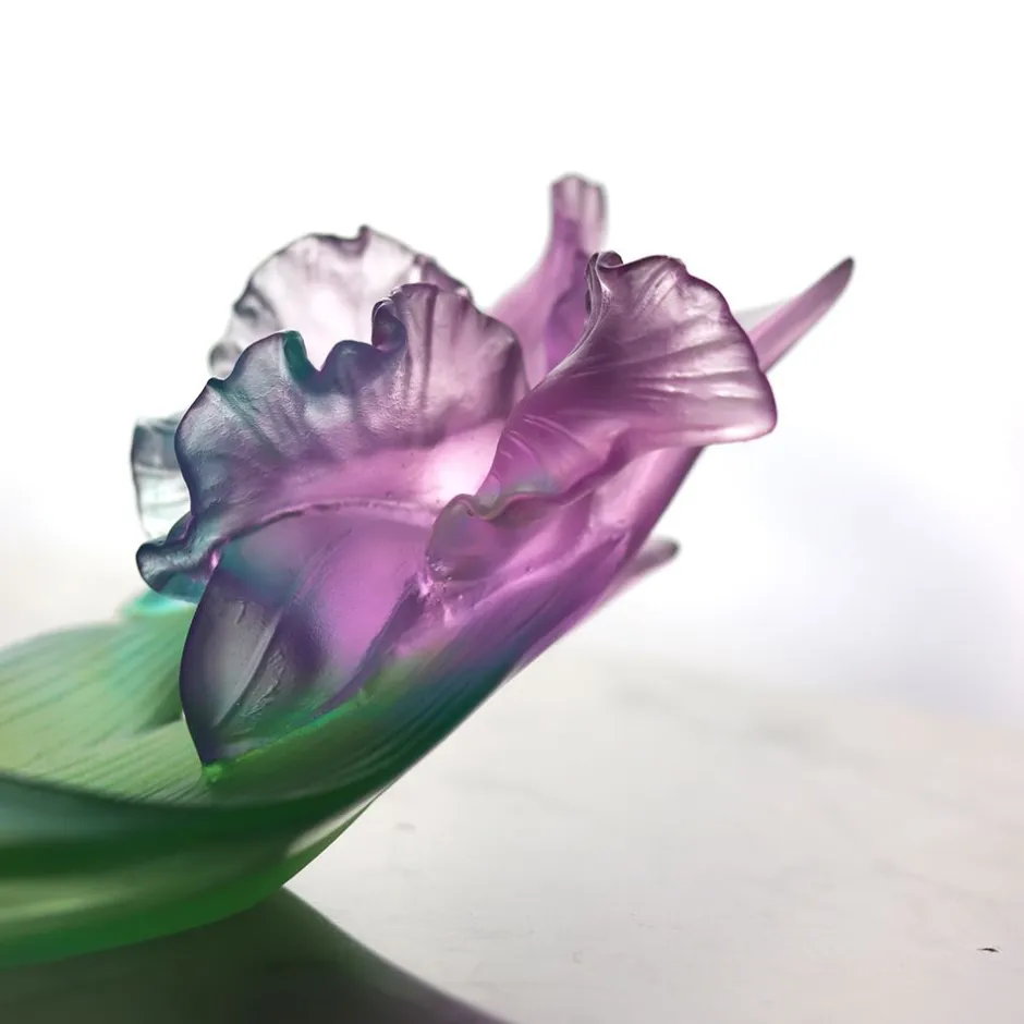 Discount Vide-poches orchidée daum Coupelles Cristal|Vide-Poches Cristal