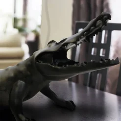 Online Wild crocodile noir orlinski Daum Editions D’Art|Bestiaire