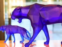 Hot Wild panther bleu orlinski daum Editions D’Art|Bestiaire